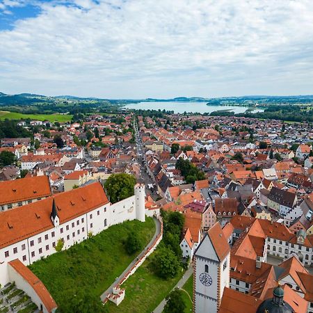 Ferienwohnung Herzstück im Haus Schlossblick Füssen Exterior foto