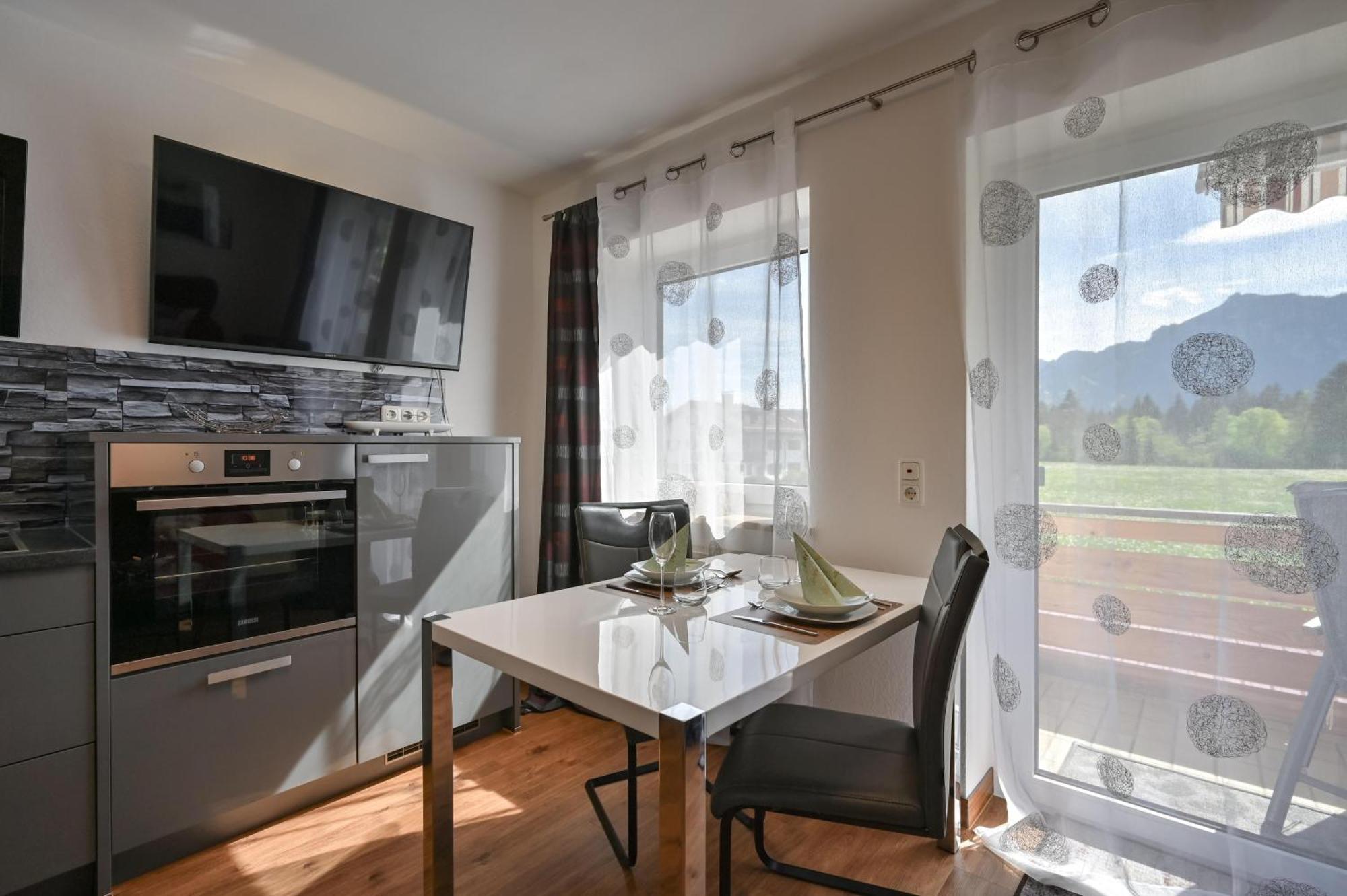Ferienwohnung Herzstück im Haus Schlossblick Füssen Exterior foto