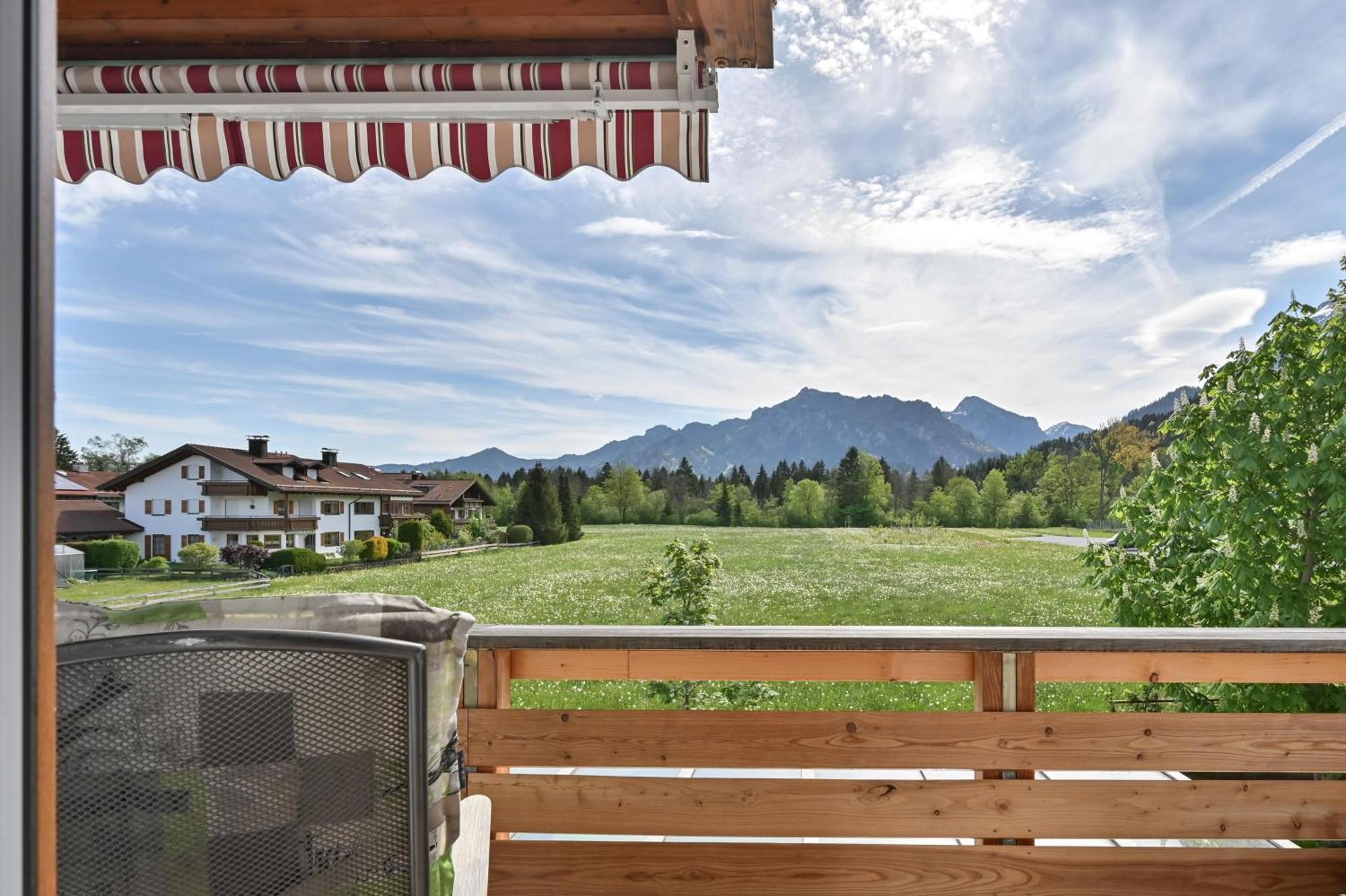 Ferienwohnung Herzstück im Haus Schlossblick Füssen Exterior foto